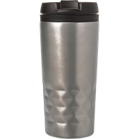 Stainless steel double walled travel mug (300ml) 8240_032 (Silver)