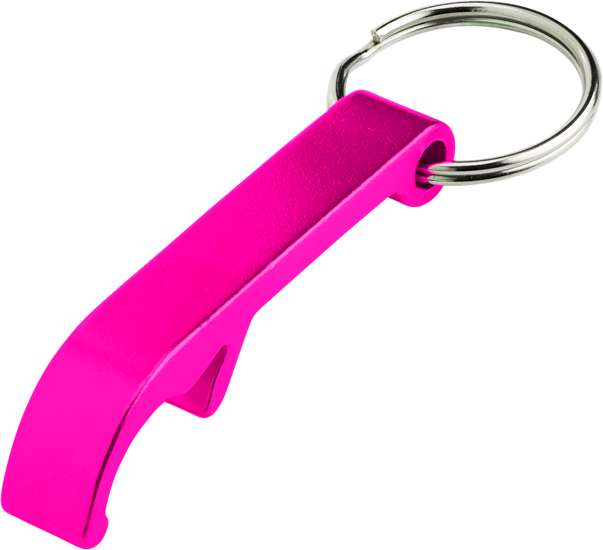 Bottle opener keyring 8517_017 (Pink)