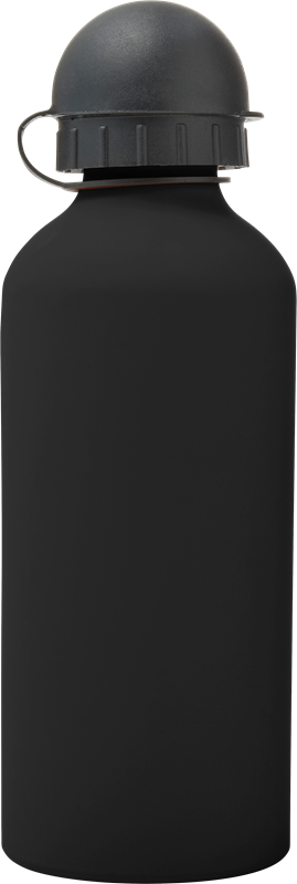Aluminium water bottle (600 ml) Single walled 8567_001 (Black)
