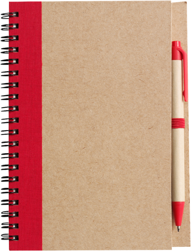Notebook with ballpen 2715_008 (Red)