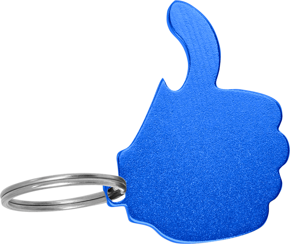 Key holder with bottle opener 8876_023 (Cobalt blue)