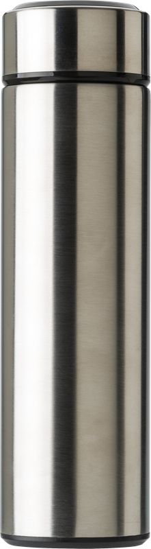 Stainless steel thermos bottle (450 ml) with LED display 427380_032 (Silver)