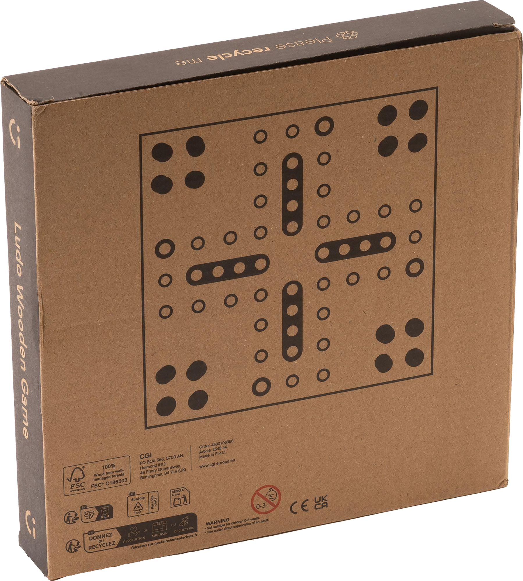 Picture of Ludo wooden board game