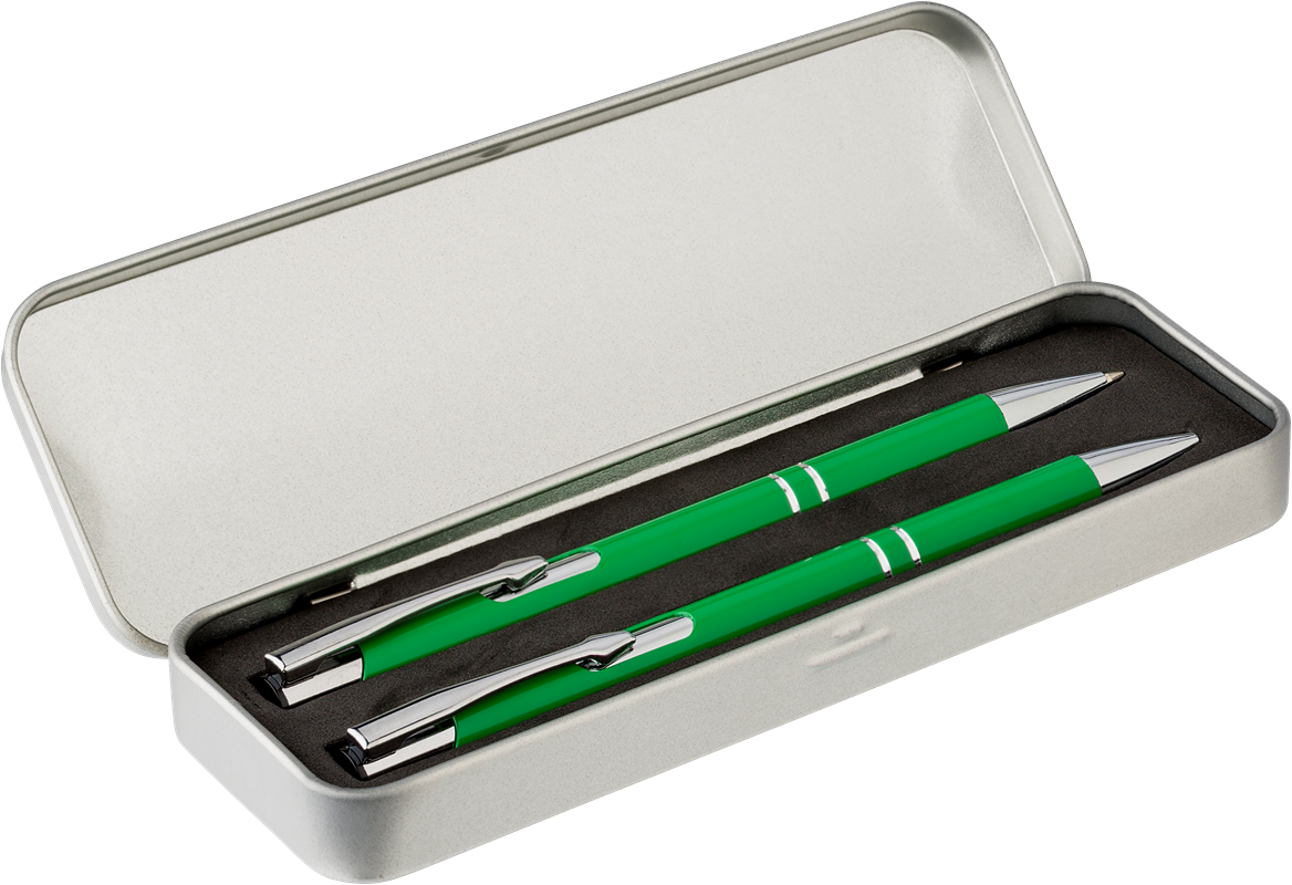 Aluminium writing set 9032_029 (Light green)