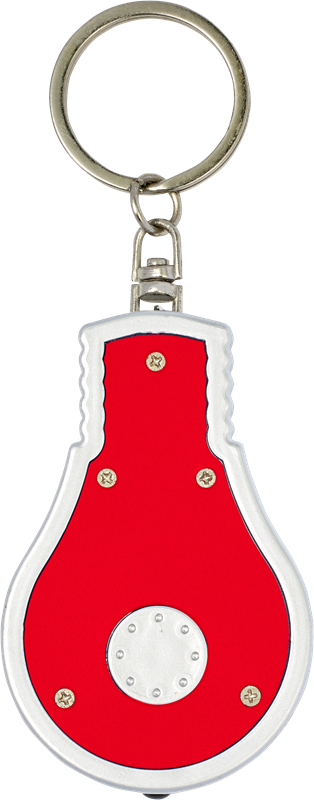 Bulb-shaped key holder 8993_008 (Red)