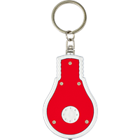 Bulb-shaped key holder 8993_008 (Red)