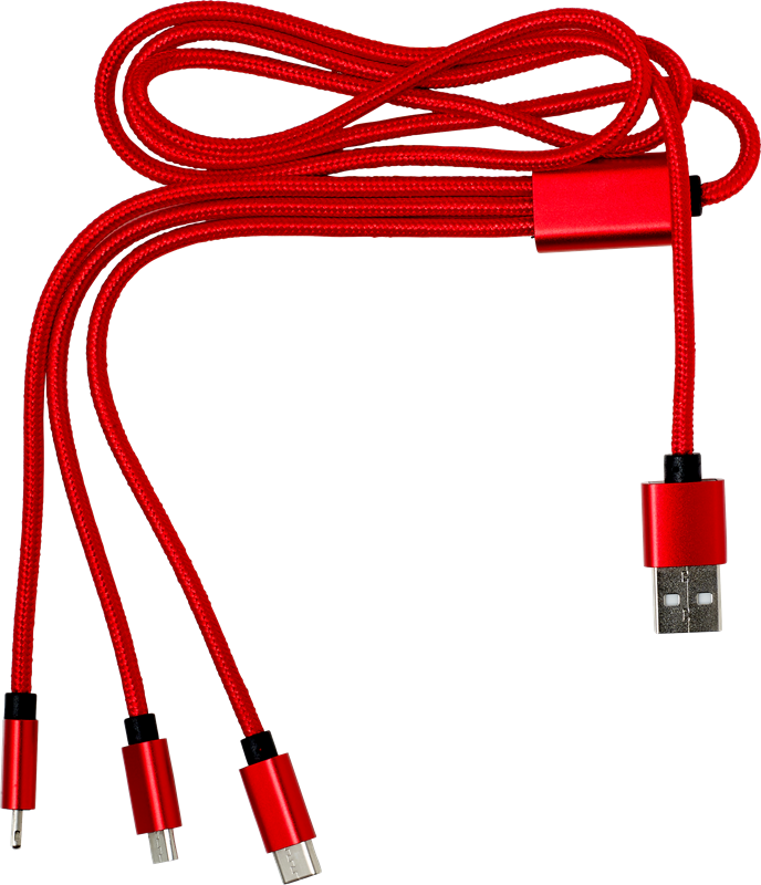 USB charging cable 8597_008 (Red)