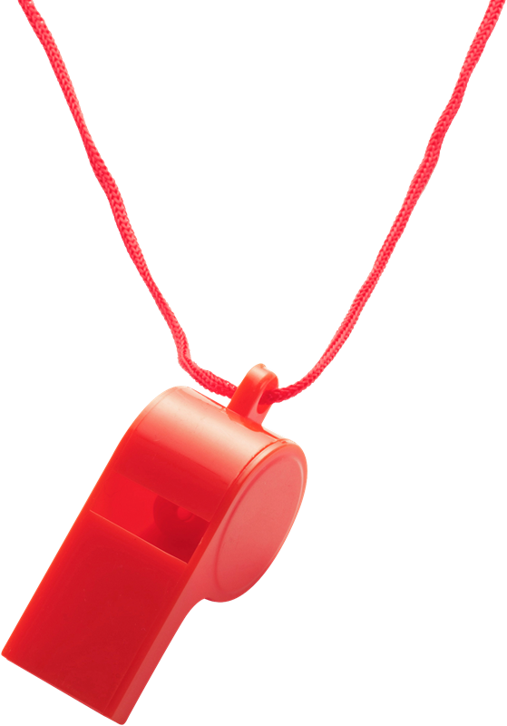 Plastic whistle 7060_008 (Red)