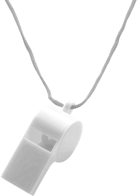 Plastic whistle 7060_002 (White)