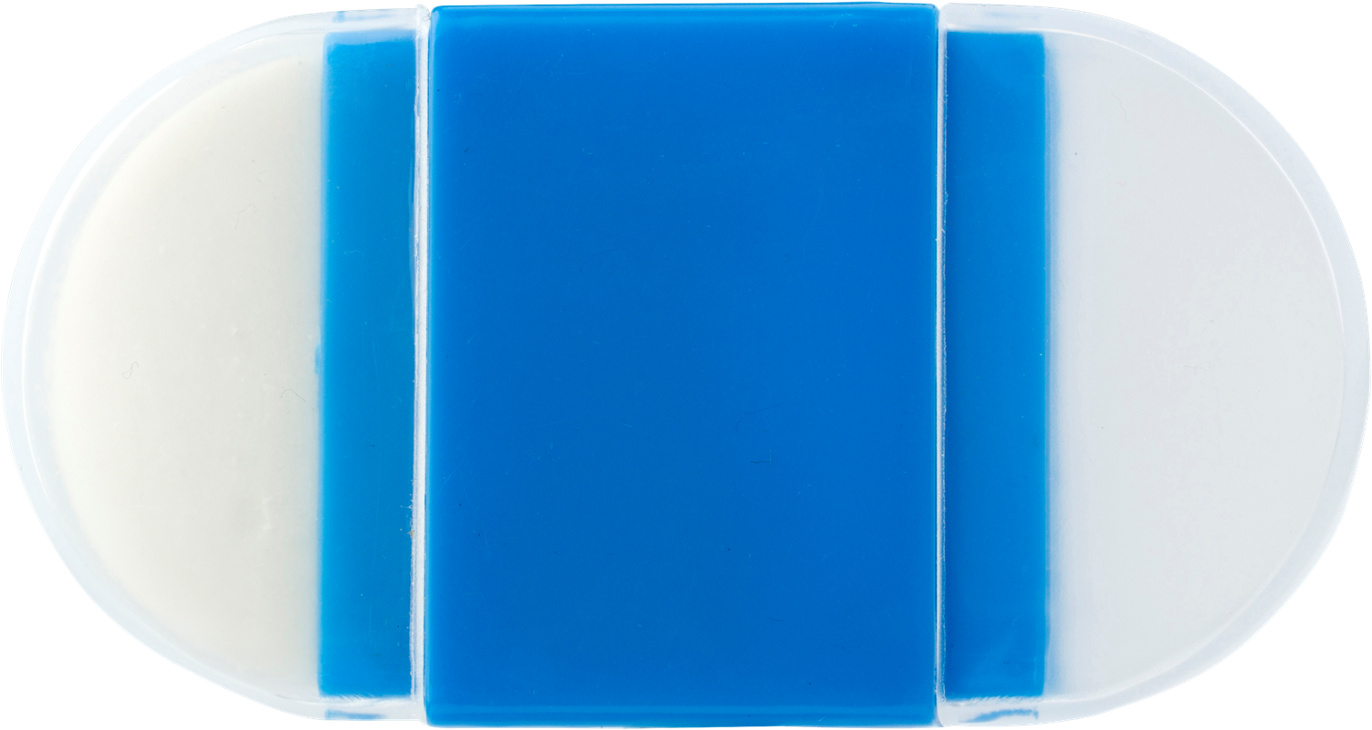 Eraser with pencil sharpener 6458_023 (Cobalt blue)