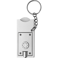 Key holder with coin (€0.50) 1987_032 (Silver)