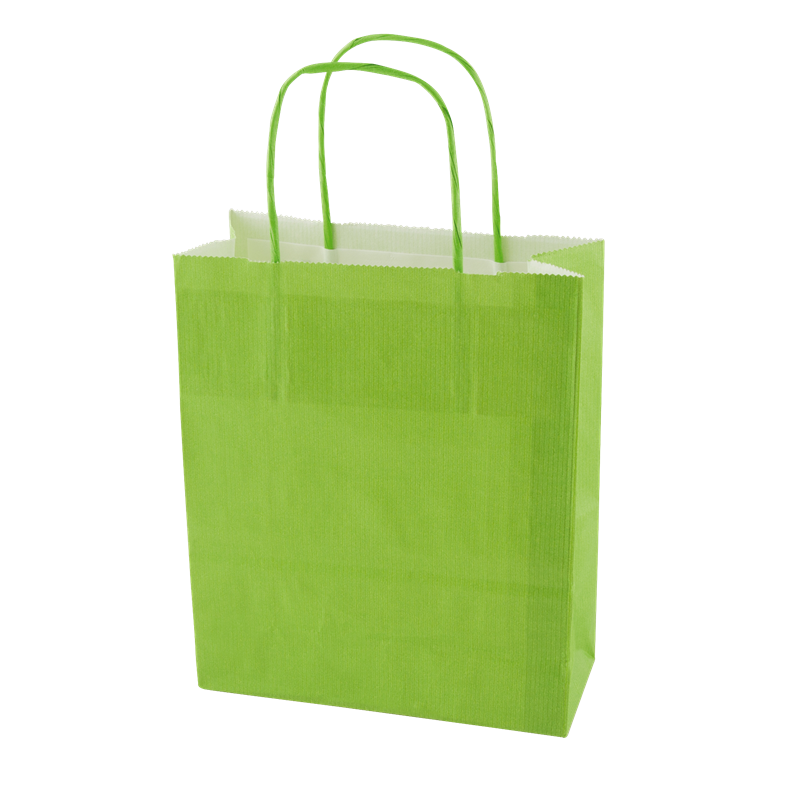 Paper bag 320 x 410 x 120 mm. X201615_019 (Lime)