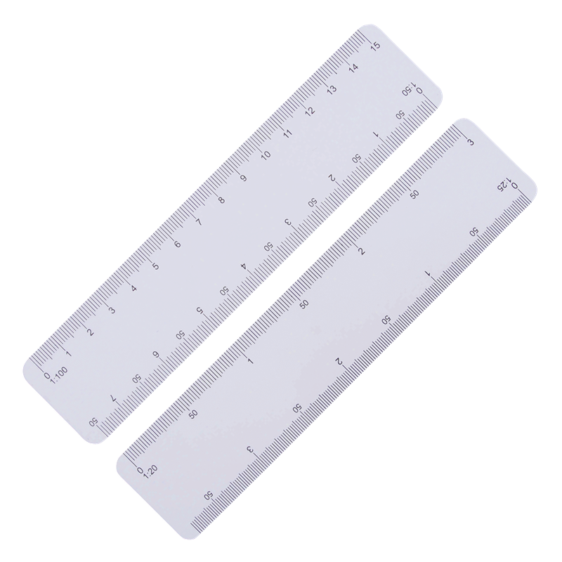 Ultra thin scale ruler (15cm) X817525_002 (White)