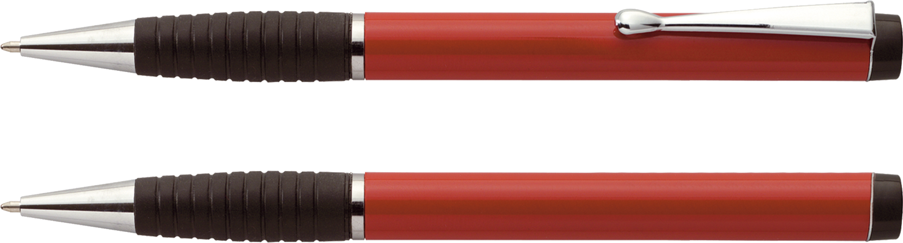 ANZIO twist action metal ballpen with blue ink X124014_008 (Red)