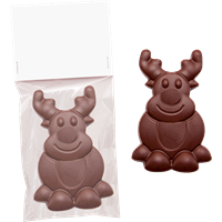 Milk chocolate Santa or reindeer, 20g CY0742_000 (Custom made)