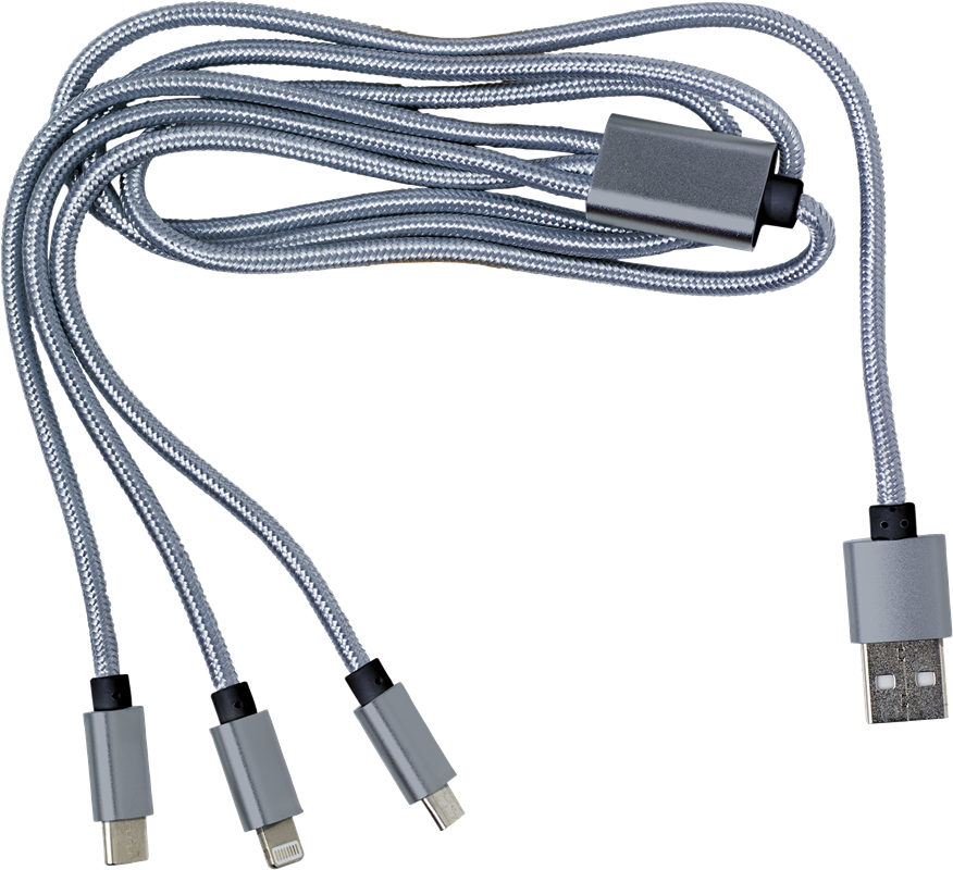 USB charging cable 8597_032 (Silver)