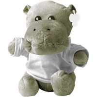 Soft toy hippo 8084_003 (Grey)