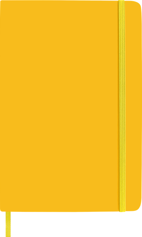 Notebook soft feel (approx. A5) 3076_006 (Yellow)