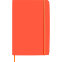 Notebook soft feel (approx. A5) 3076_007 (Orange)
