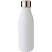 Aluminium single wall drinking bottle 662819_002 (White)