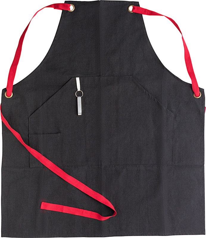 Polyester and cotton apron 668059_008 (Red)