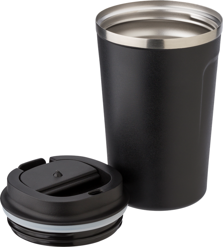 Stainless steel double-walled mug 668115_001 (Black)