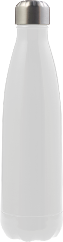 Stainless steel bottle (650 ml) Single walled 8528_002 (White)