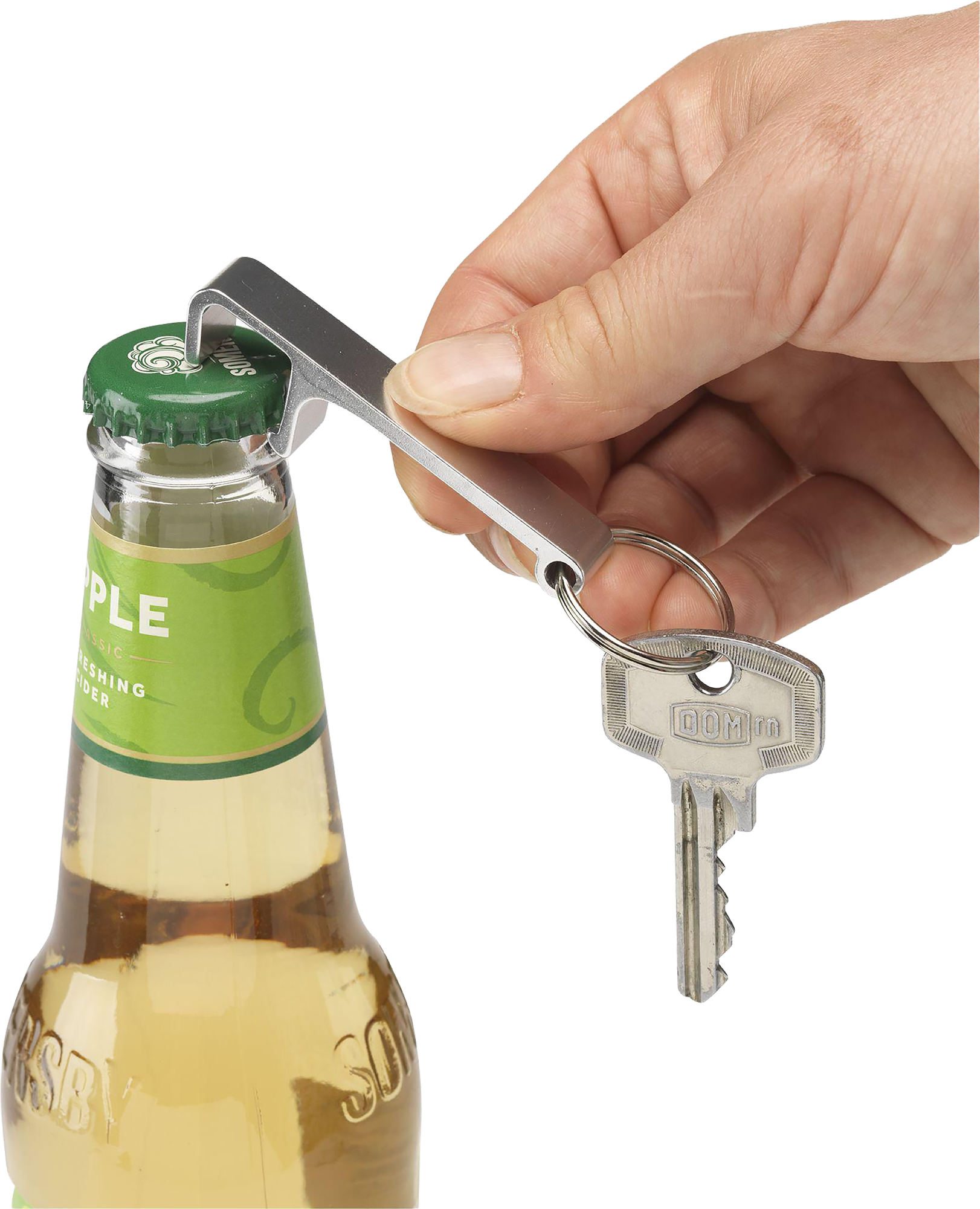 Picture of Recycled aluminium bottle opener phone stand