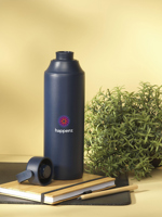 Recycled stainless steel double walled bottle (600ml) 262502_005 (Blue)