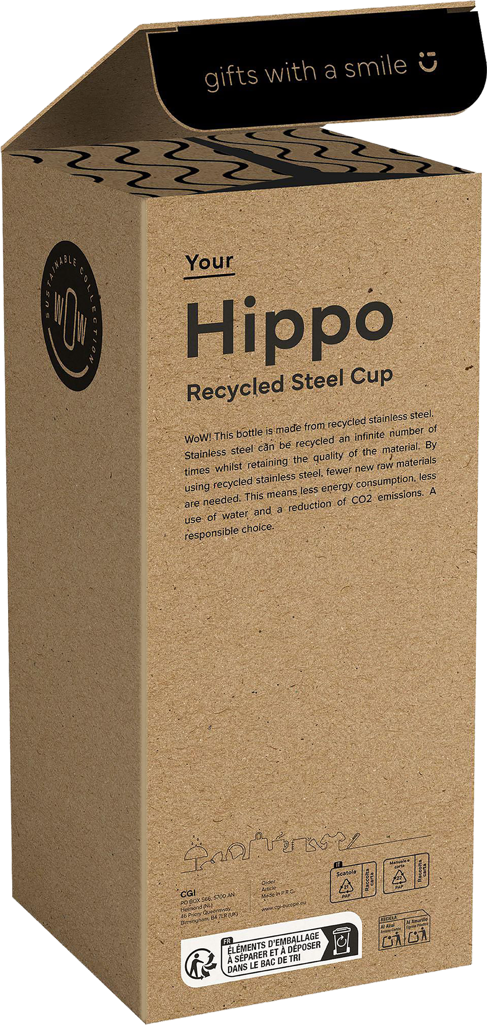 Picture of Recycled steel cup (900ml)
