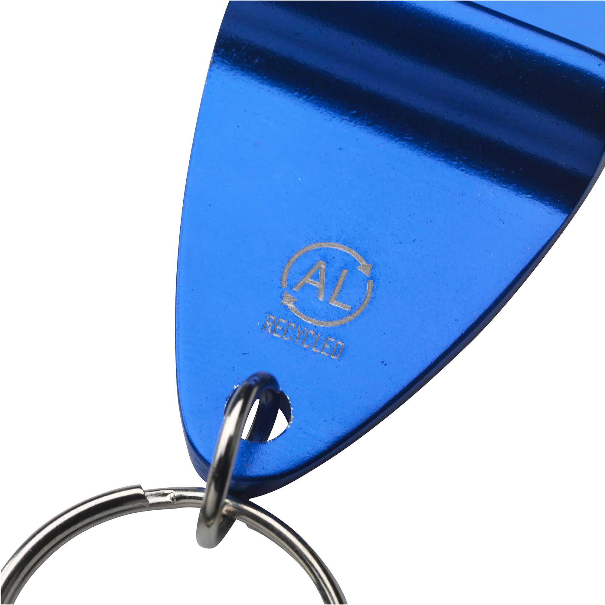 Picture of Recycled aluminium bottle opener keyring