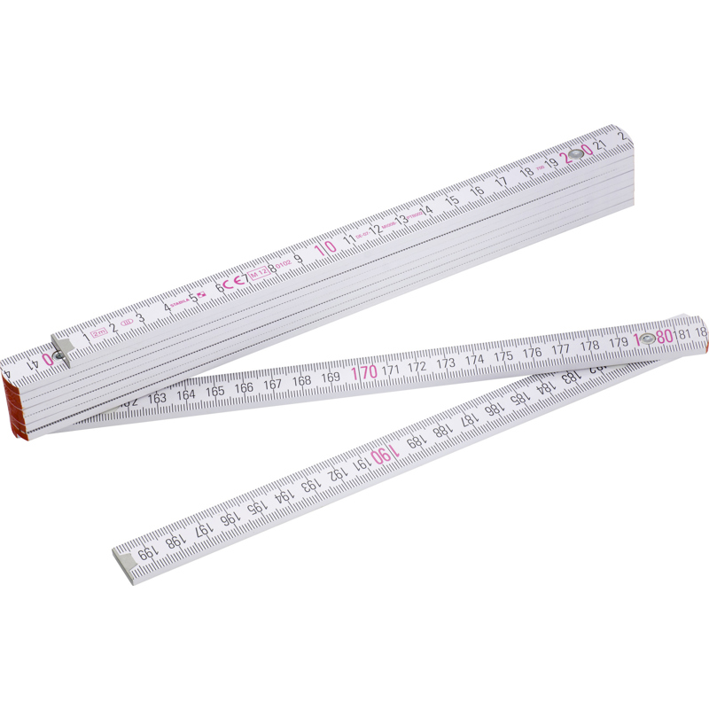 The Pro - Stabila folding ruler (2m)