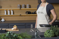 Recycled cotton apron (160gsm/4.71oz)  262884_311 (Natural)