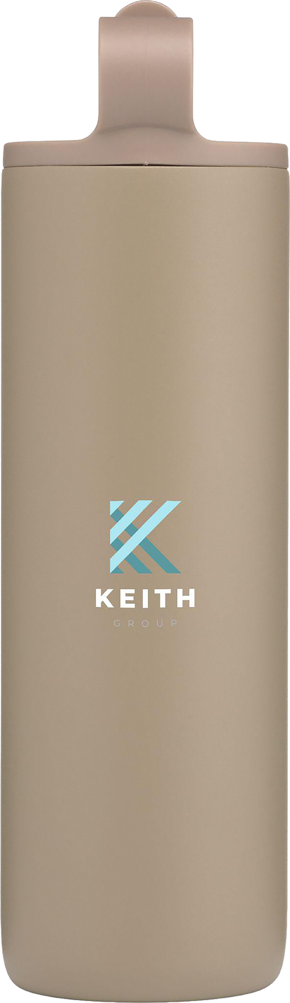 Picture of Recycled stainless steel bottle with straw (800ml)