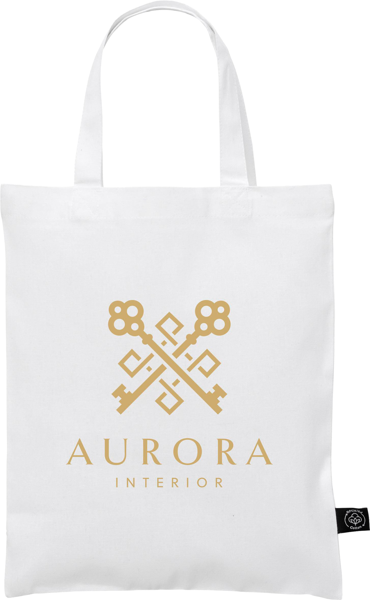 Picture of Small recycled cotton bag (140 gsm/4.12oz)