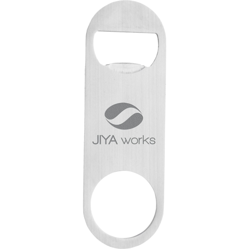 Metal bottle opener