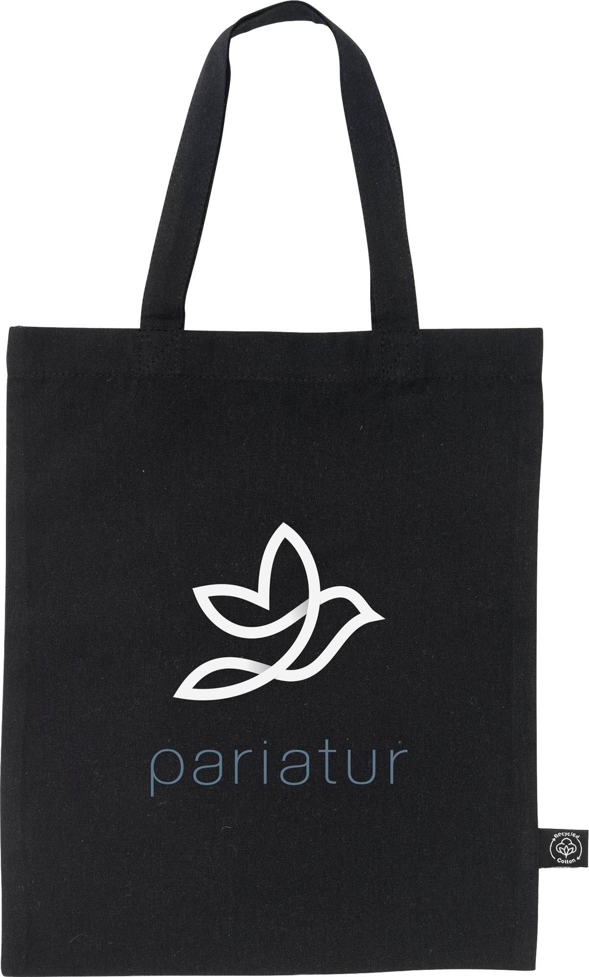 Picture of Small recycled cotton bag (140 gsm/4.12oz)