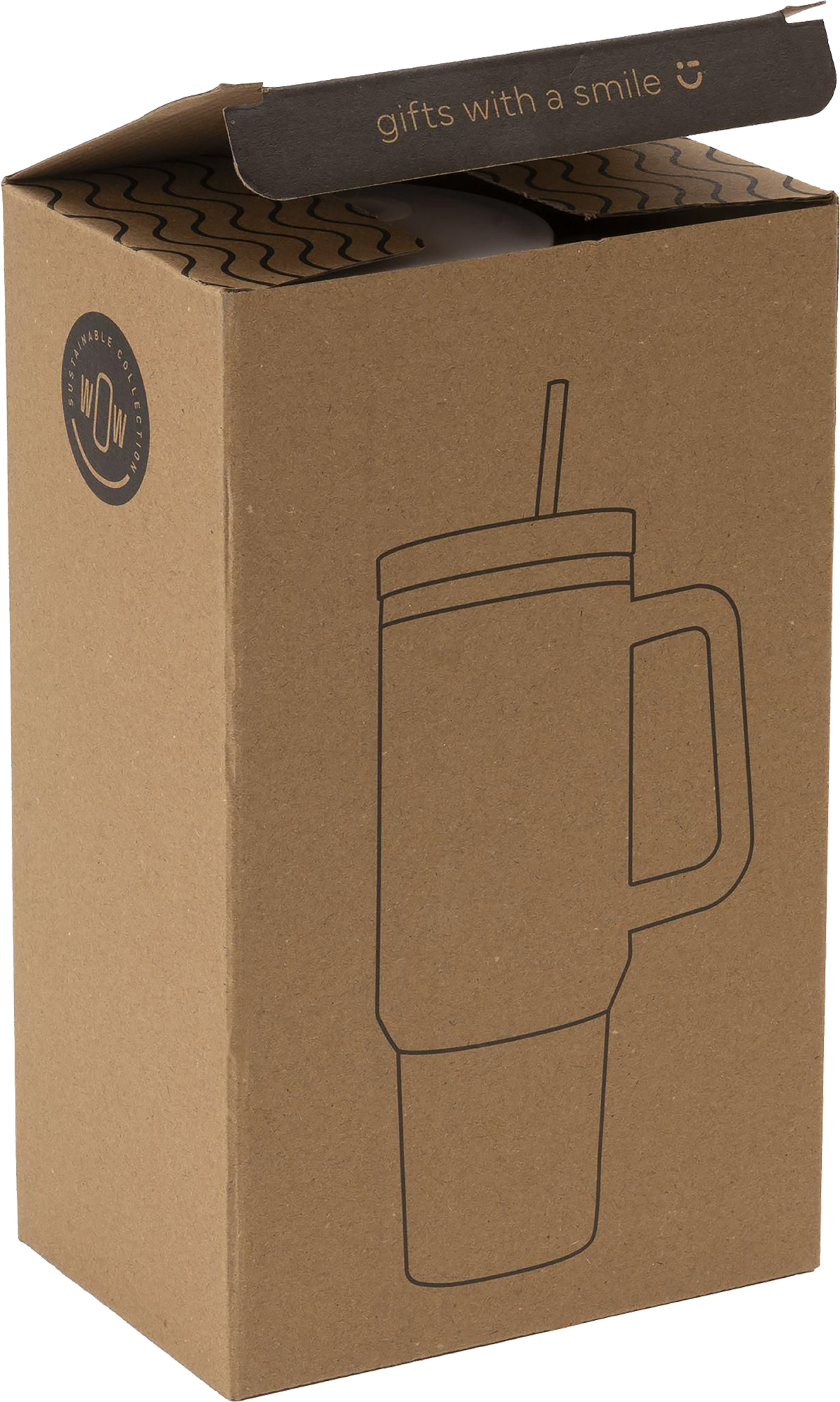 Picture of Recycled double walled steel bottle (900 ml)