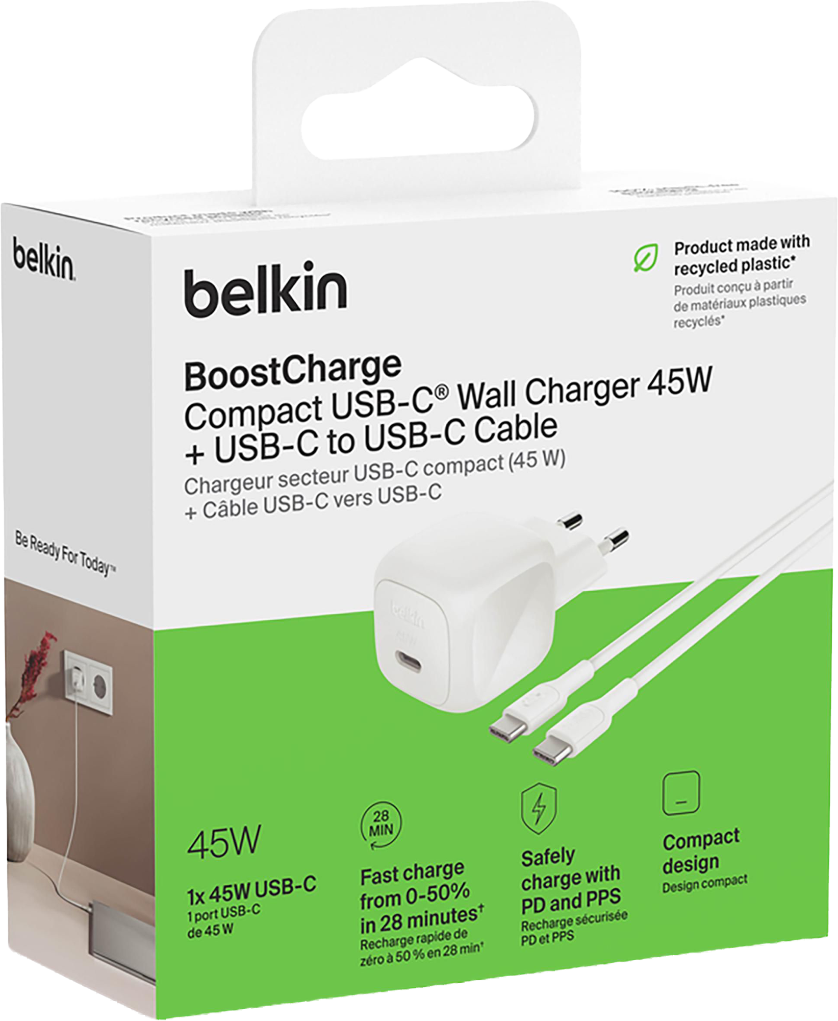 Picture of Belkin wall charger (Not suitable for UK or Ireland) 