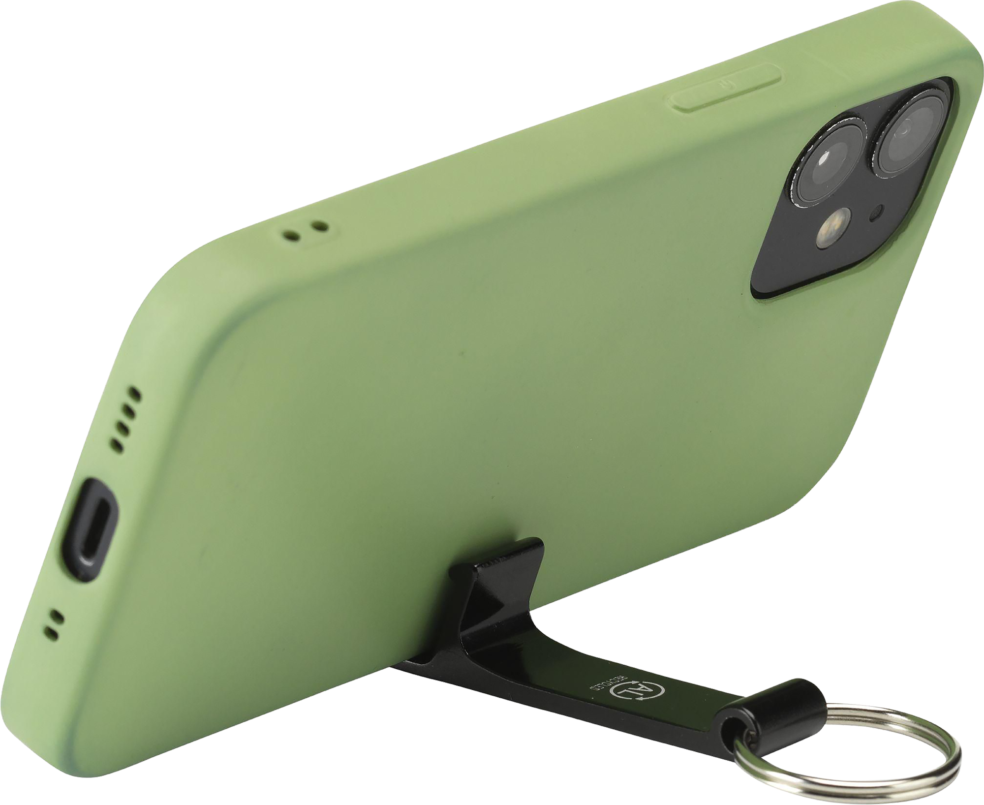 Picture of Recycled aluminium bottle opener phone stand