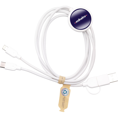 Recycled charging cable