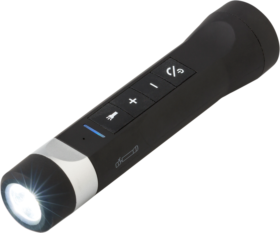 Flashlight and speaker 709923_001 (Black)