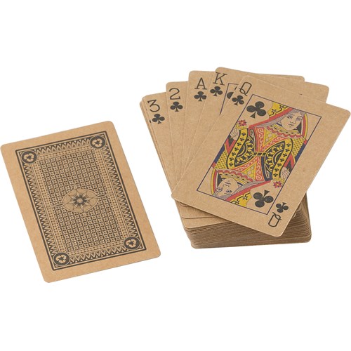 Recycled paper playing cards