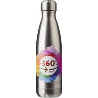 Stainless steel bottle (650 ml) Single walled 8528_032 (Silver)