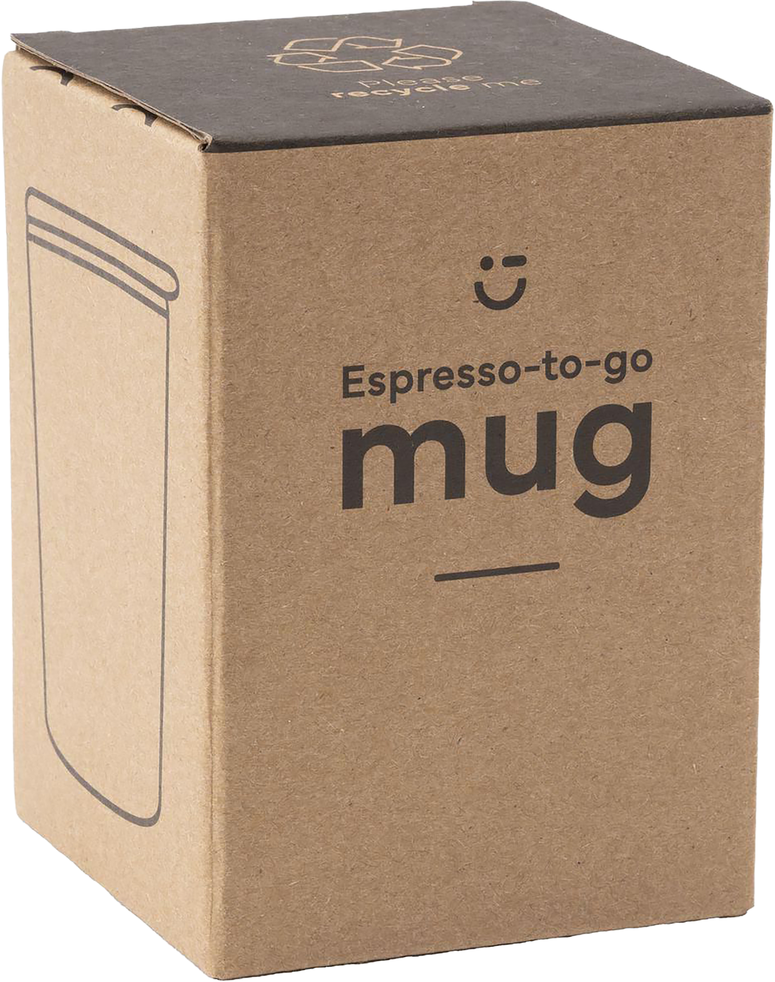 Picture of Recycled double walled steel mug (170ml)