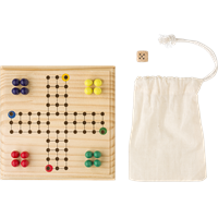 Wooden ludo game 736608_011 (Brown)