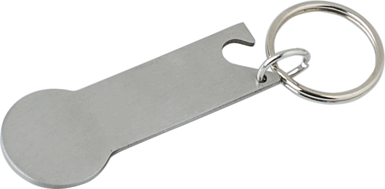 Stainless steel bottle opener on sale keychain