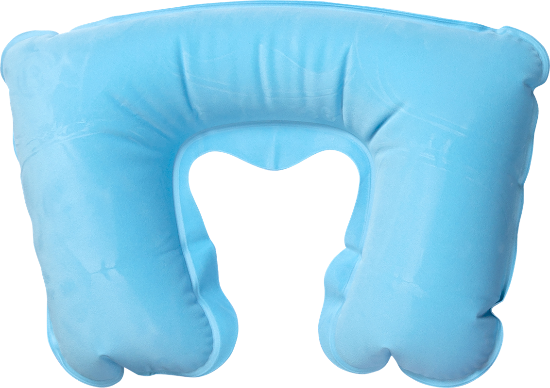 Inflatable travel cushion 9651_018 (Light blue)