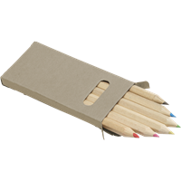Coloured pencil set (6pc) 2432_003 (Grey)