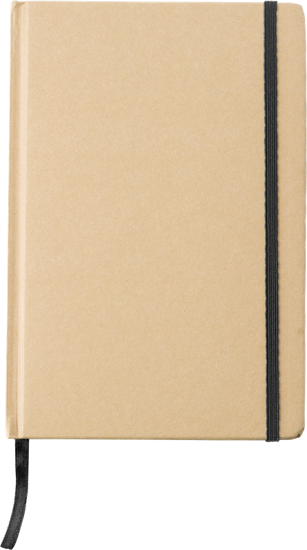 Recycled paper notebook (approx. A5) 818553_001 (Black)